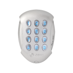 CDVI GALEO-4.0 Bluetooth Stylish backlit keypad, 3 relays, remote electronics